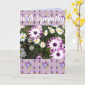 Pink Daisy Blume Blumenkonventionen Kunst Karte (Gelbe Blume)