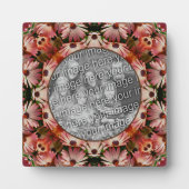 Pink Daisy Blume Erstellen Sie Ihr eigenes Foto Fotoplatte (Vorderseite)