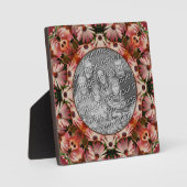 Pink Daisy Blume Erstellen Sie Ihr eigenes Foto Fotoplatte (Vorderseite)