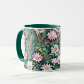 Pink Daisy Blume Garden Daisis Art Tasse Cup (Vorderseite Links)