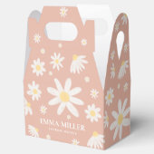 Pink Daisy Blume Geschenkschachtel (Geöffnet)