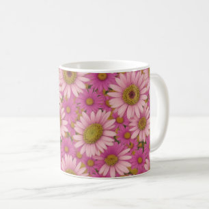 Pink Daisy Blume Kaffeetasse