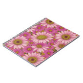 Pink Daisy Blume Notizblock (Linke Seite)