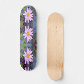 Pink Daisy Blume Skateboard (Vorderseite)