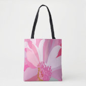 Pink Daisy Blume Tasche (Vorderseite)