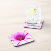Pink Daisy Blume Untersetzer (Rechte Seite)