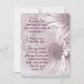 Pink Daisy Bouquet Einladung (Vorderseite)