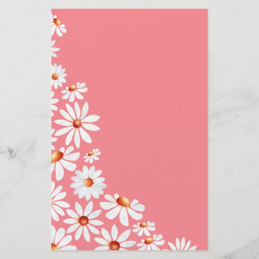 Pink Daisy & Bumblebee Baby Bingo (Rückseite)