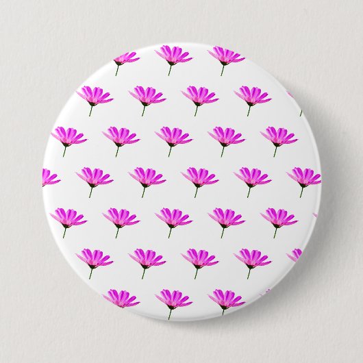 Pink Daisy Button (Vorderseite)
