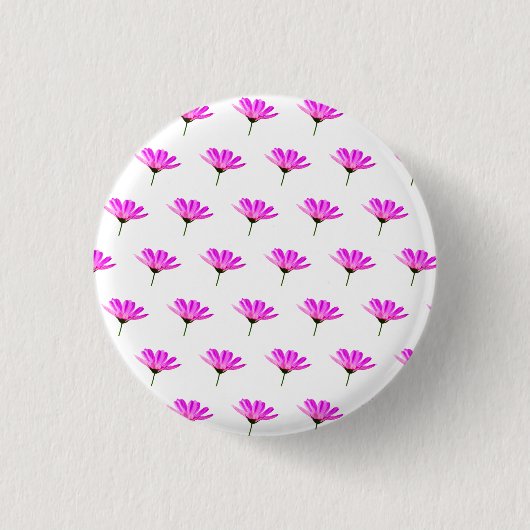 Pink Daisy Button (Vorderseite)