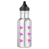 Pink Daisy Edelstahlflasche (Rechts)
