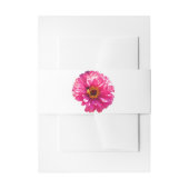 Pink Daisy Einladungsbanderole (Vorderseite Beispiel)