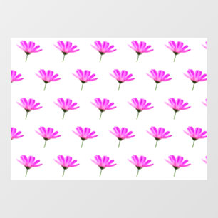 Pink Daisy Fensteraufkleber