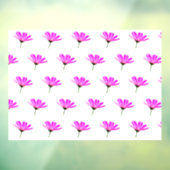 Pink Daisy Fensteraufkleber (Blatt 3)