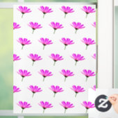 Pink Daisy Fensteraufkleber (Zuhause)