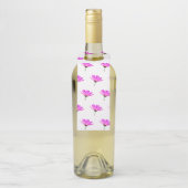 Pink Daisy Flaschenanhänger (Auf Flasche)