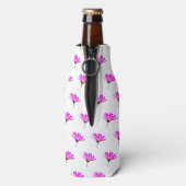 Pink Daisy Flaschenkühler (Flasche Rückseite)