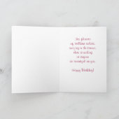 Pink Daisy Floral Bouquet, Schwester, Geburtstag Karte (Innenseite)