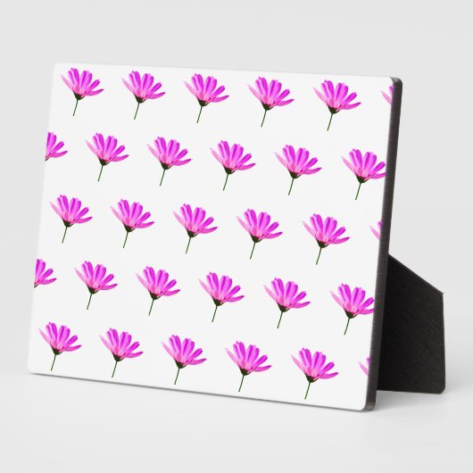 Pink Daisy Fotoplatte (Seite)