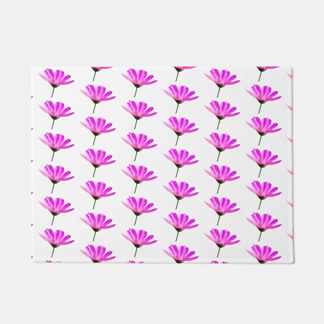 Pink Daisy Fußmatte (Vorderseite)