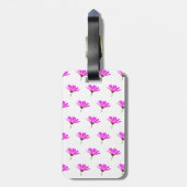 Pink Daisy Gepäckanhänger (Rückseite vertikal)