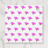 Pink Daisy Geschenkanhänger (Rückseite)