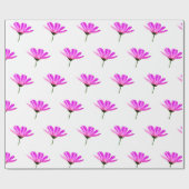 Pink Daisy Geschenkpapier (Flach)
