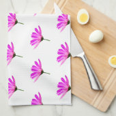 Pink Daisy Geschirrtuch (Viertel Falte)
