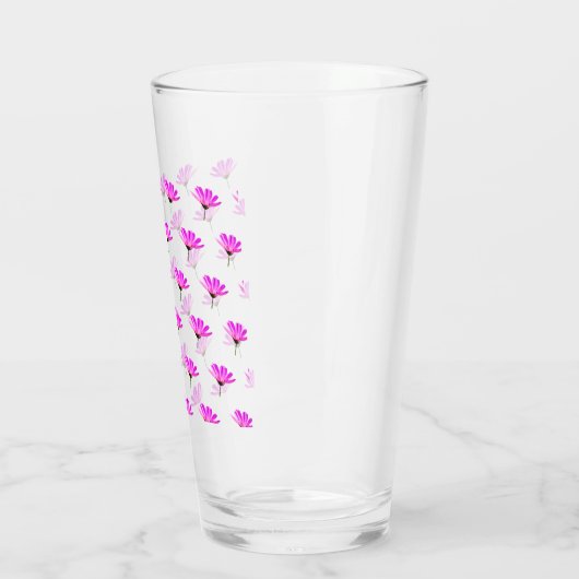Pink Daisy Glas (Links)