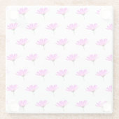 Pink Daisy Glasuntersetzer (Rückseite)