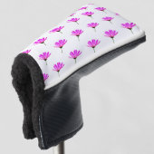 Pink Daisy Golf Headcover (3/4 Vorderseite)