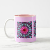 Pink Daisy in Crystal Light Tasse (Links)