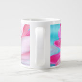 Pink Daisy Jumbo-Tasse (Rückseite)