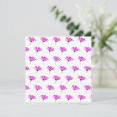 Pink Daisy Karte (Stehend Vorderseite)
