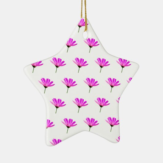 Pink Daisy Keramik Ornament (Rechts)