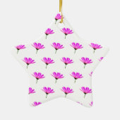Pink Daisy Keramik Ornament (Hinten)