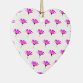 Pink Daisy Keramik Ornament (Rechts)