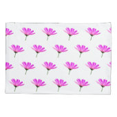 Pink Daisy Kissenbezug (Rückseite-Links)