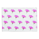 Pink Daisy Kissenbezug (Rückseite-Rechts)