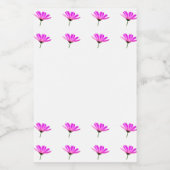 Pink Daisy Lebensmitteletikett (Einzelnes Label)