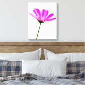 Pink Daisy Leinwanddruck (Insitu (Schlafzimmer))