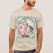 Pink Daisy Lighthouse T-Shirt (Vorderseite)