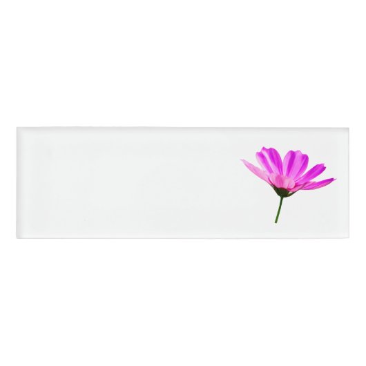 Pink Daisy Namenschild (Vorderseite)