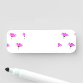 Pink Daisy Namensschild (Beispiel)