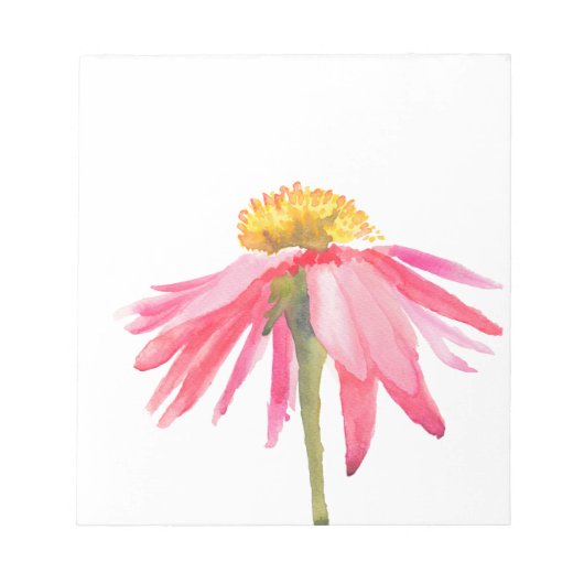 Pink Daisy Notizblock (Vorderseite)