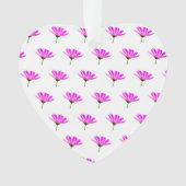 Pink Daisy Ornament (Vorderseite)