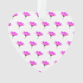 Pink Daisy Ornament (Rückseite)