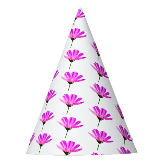 Pink Daisy Partyhütchen (Vorderseite)