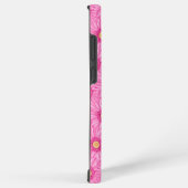 Pink daisy pattern  samsung galaxy hülle (Rechte Seite)