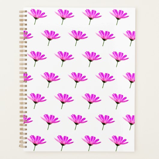 Pink Daisy Planer (Vorderseite)